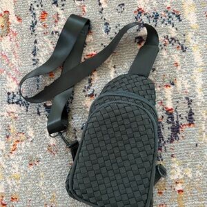 Woven Sling Hobo Bag